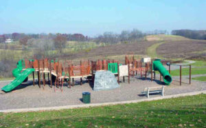 A large playground area